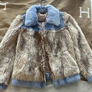 Marjorelle faux fur bomber